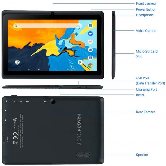 Dragon Touch Y88X Pro|7 inch Android Tablet